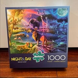 Buffalo David Bitton Night & Day Wildlife Puzzle